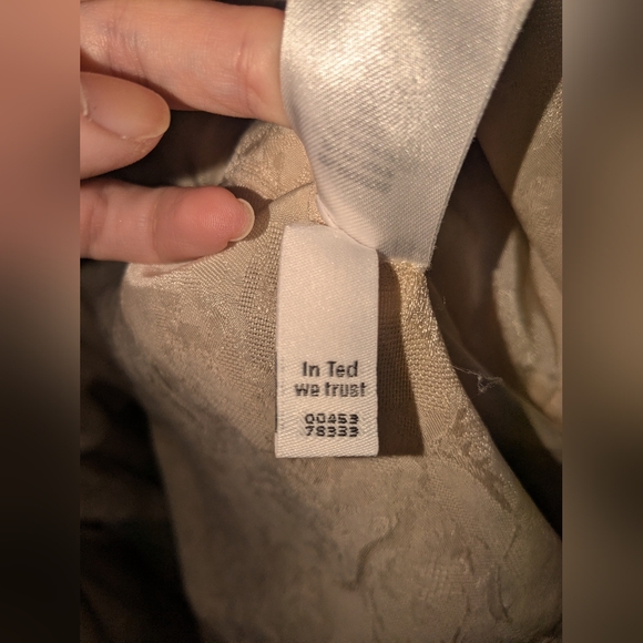 TED BAKER BEIGE / TAN  WOOL & CASHMERE BLEND SHORT COAT - Picture 8 of 16